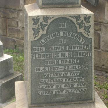 BOBBERT Florence M. 1887-1969