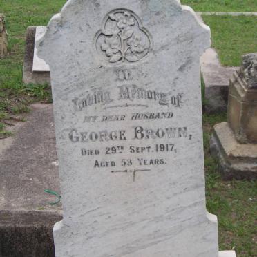 BROWN George -1917
