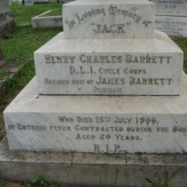 BARRETT Henry Charles -1900