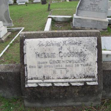 COUSINS Nellie nee GROENWEGEN -1922