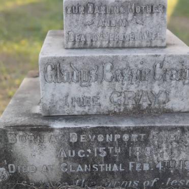 CRAIG Gladys Bessie nee GRAY 1891-1924
