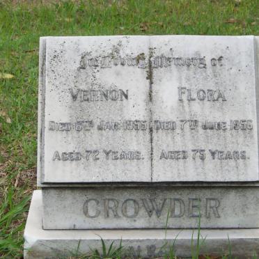 CROWDER Vernon -1955 &amp; Flora -1956