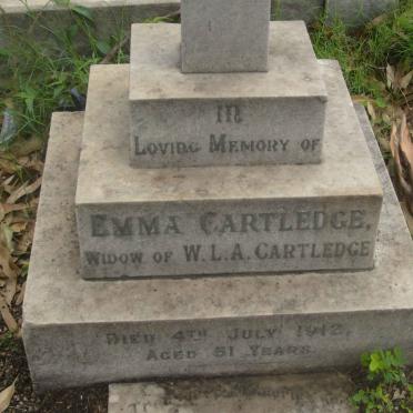 CARTLEDGE Emma -1912