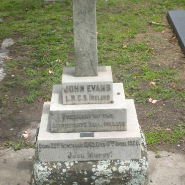 EVANS John 1848 - 1920