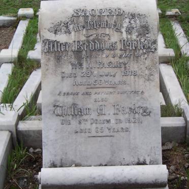 FARLEY William A. -1921 &amp; Alice B? -1918