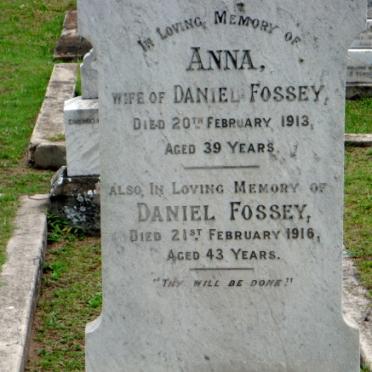 FOSSEY Daniel -1916 &amp; Anna -1913