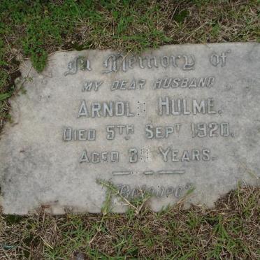 HULME Arnold -1920