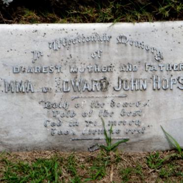 HOPSON Edward John &amp; Emma