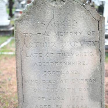 HARVEY Arthur -1872