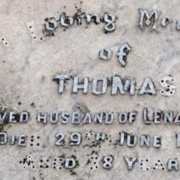 JOHNSON Thomas -1922