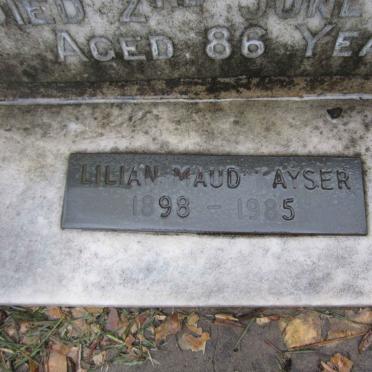 KAYSER Lilian Maud 1898-1985