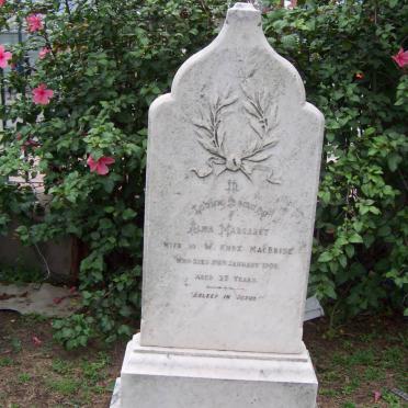 MacBRIDE Alma Margaret -1900
