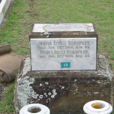 SHARPLES John -1955 :: SHARPLES Olivia Lynch -195?