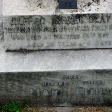 SLATTER Alfred Israel -1906 &amp; Mary Emily -1935