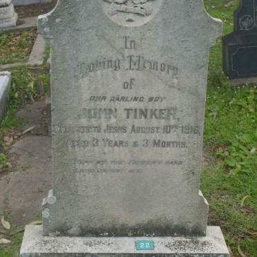 TINKER John -1916