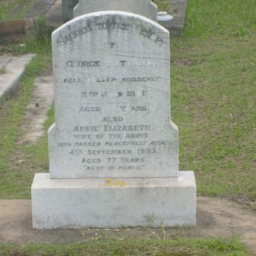 WATERMAN George -1941 &amp; Annie Elizabeth -1953