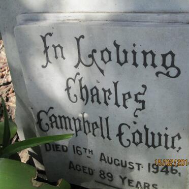 COWIE Charles Campbell -1946
