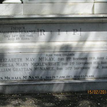 McNAMEE :: McKAY :: MICKLEWRIGHT