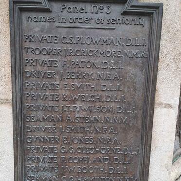 5. Panel no. 3 - see name list