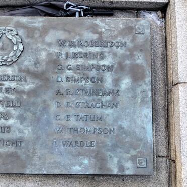 Durban Cenotaph_ 23 :: R - W Surnames