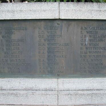 List of Names V-Y