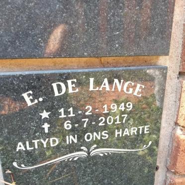 LANGE E., de 1949-2017