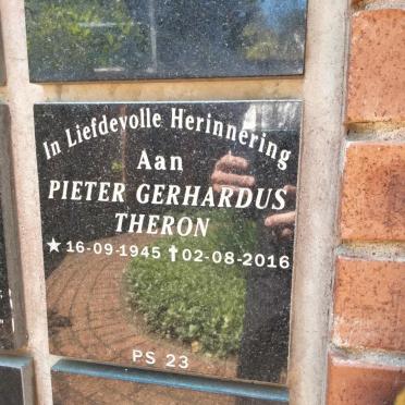 THERON Pieter Gerhardus 1945-2016