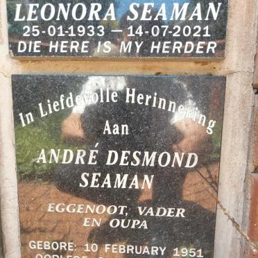 SEAMAN Andre Desmond 1951-2014