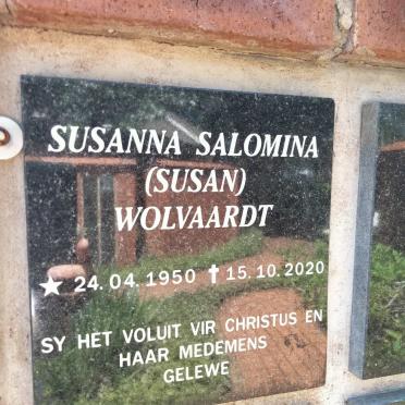 WOLVAARDT Susanna Salomina 1950-2020