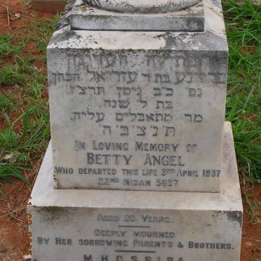 ANGEL Betty -1937