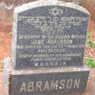 ABRAMSON Jane -1957