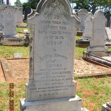 ABRAHAMS Esther