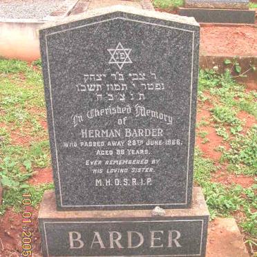 BARDER Herman -1966