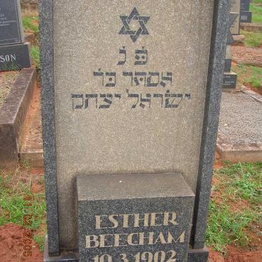 BEECHAM Esther 1902-1950