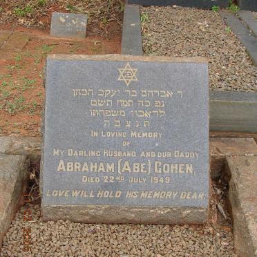 COHEN Abraham -1949