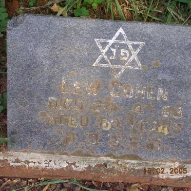 COHEN Lew -1963
