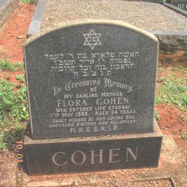 COHEN Flora -1966