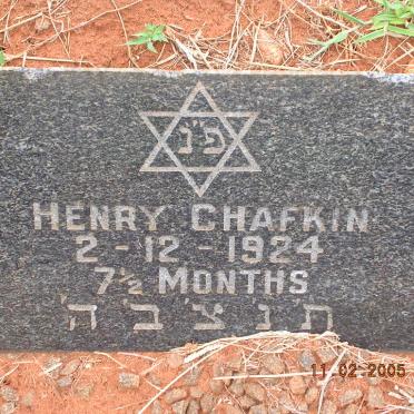 CHAFKIN Henry -1924