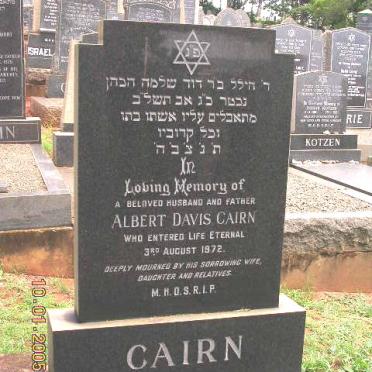 CAIRN Albert Davis -1972