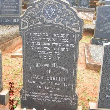 EHRLICH Jack -1973