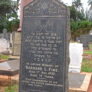 FINE Barnard L. -1932