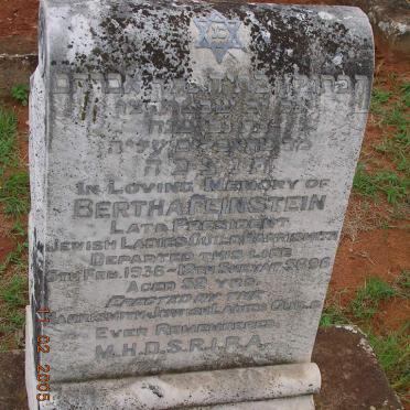 FEINSTEIN Bertha -1936