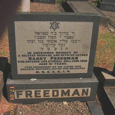 FREEDMAN Barry -1966