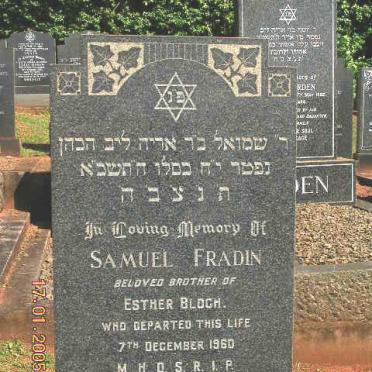 FRADIN Samuel -1960