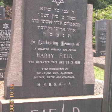 FIELD Harry -1966