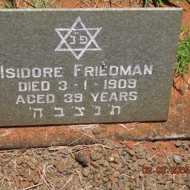 FRIEDMAN Isidore -1909