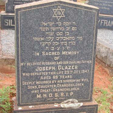 GLAZER Joseph -1947