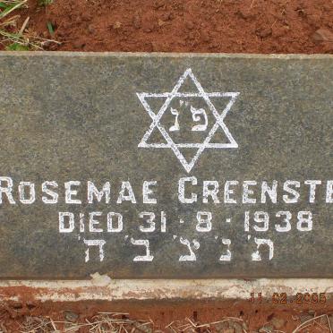 GREENSTEIN Rosemae -1938