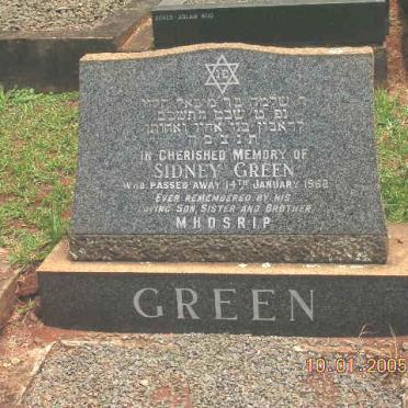 GREEN Sidney -1962