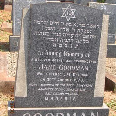 GOODMAN Jane -1976
